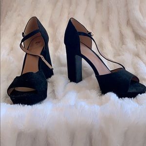 Black Platform Heels